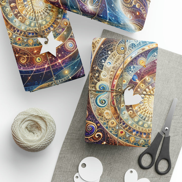 Cosmic Spiral Dreams - Wrapping Paper - Home Decor - g(0D·IO) - 30" x 180" - Matte -