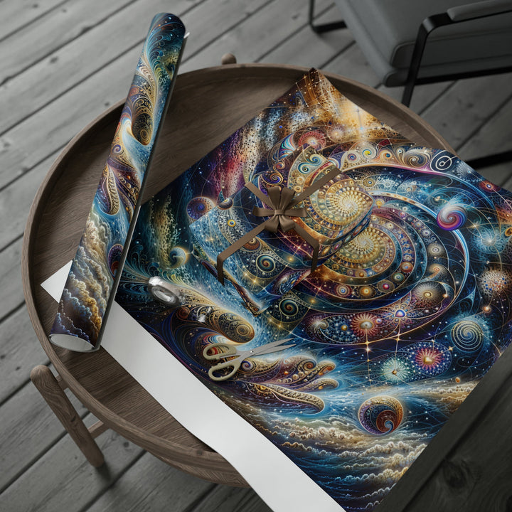 Cosmic Spiral Dreams - Wrapping Paper - Home Decor - g(0D·IO) - 30" x 180" - Matte -
