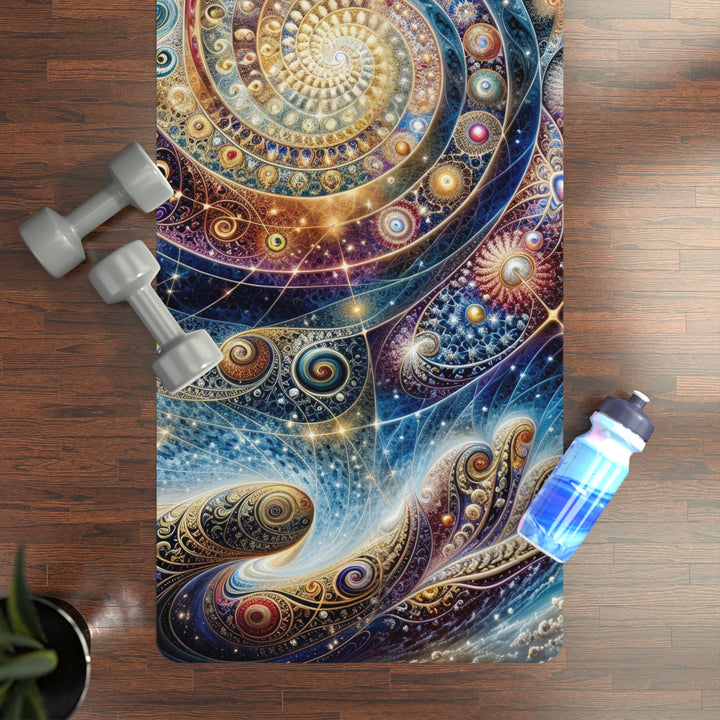 Cosmic Spiral Dreams - Yoga Mat - Home Decor - g(0D·IO) - 24” x 68” - -