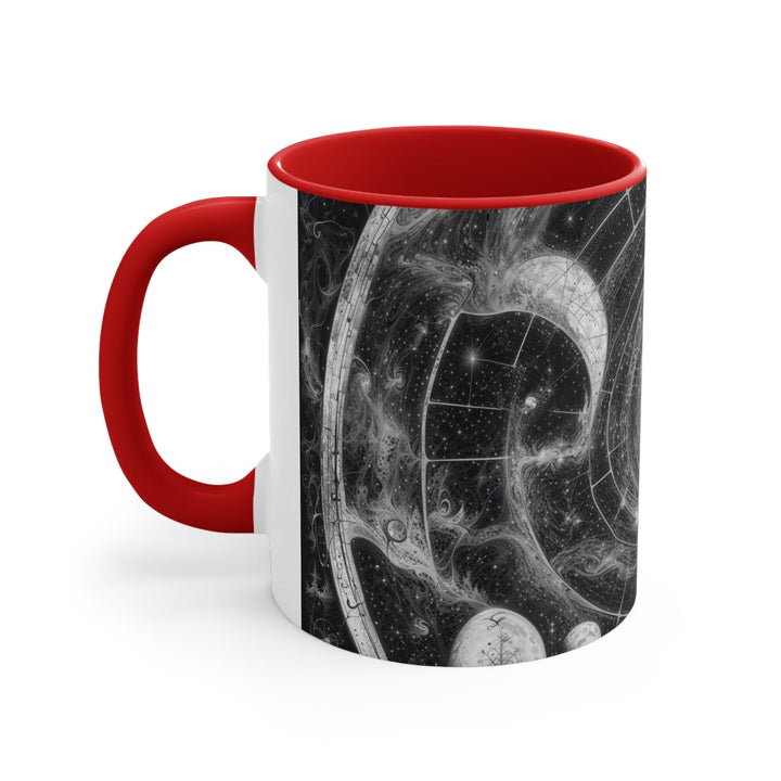 Cosmic Spiral Tapestry - Accent Coffee Mug - Mug - g(0D·IO) - Pink - 11oz -