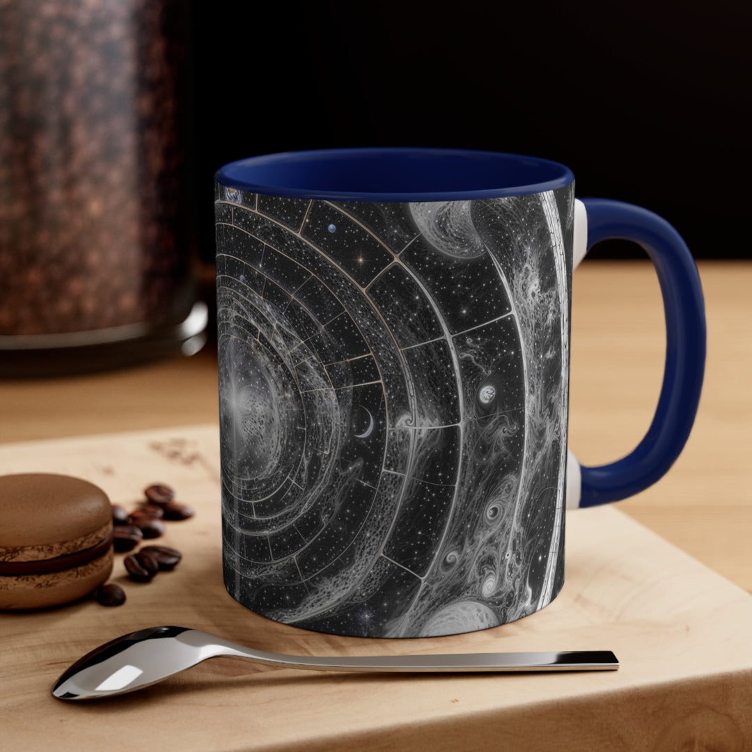 Cosmic Spiral Tapestry - Accent Coffee Mug - Mug - g(0D·IO) - Pink - 11oz -