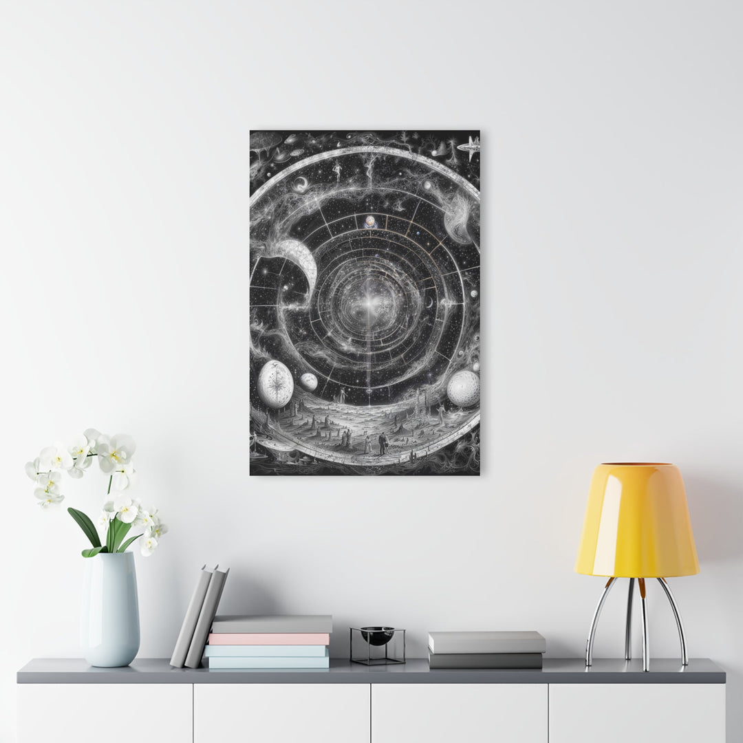 Cosmic Spiral Tapestry - Acrylic Prints (French Cleat Hanging) - Home Decor - g(0D·IO) - 24" x 36" (Vertical) - 0.25'' -