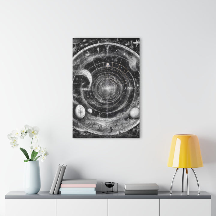 Cosmic Spiral Tapestry - Acrylic Prints (French Cleat Hanging) - Home Decor - g(0D·IO) - 24" x 36" (Vertical) - 0.25'' -