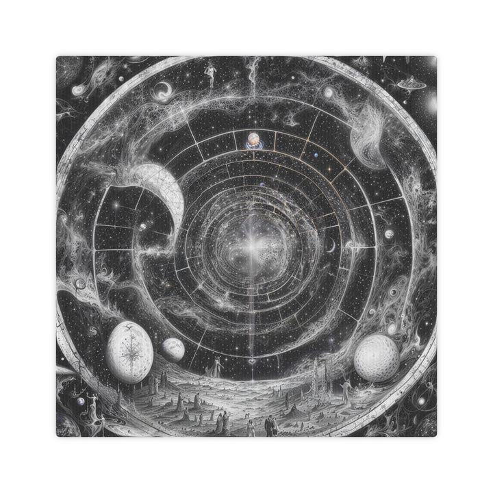 Cosmic Spiral Tapestry - Canvas Photo Tile - Canvas - g(0D·IO) - 8" x 8" (Square) - 0.5" -