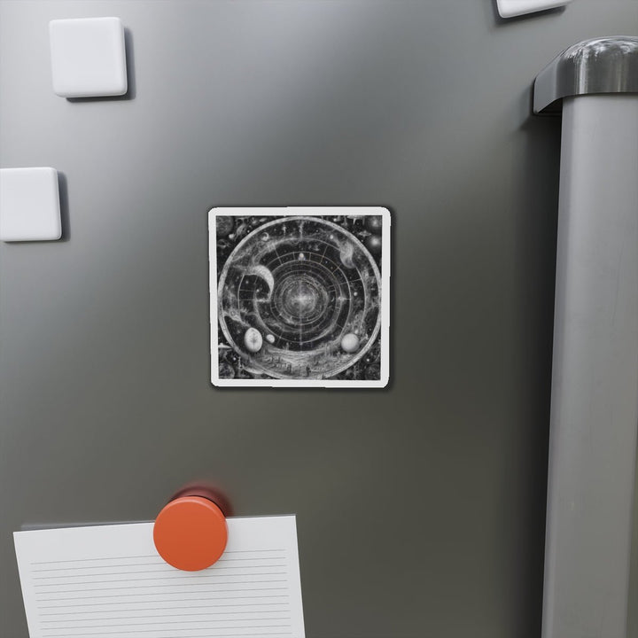 Cosmic Spiral Tapestry - Die-cut Magnet - Home Decor - g(0D·IO) - 6 × 6" - Die-Cut - 1 pc