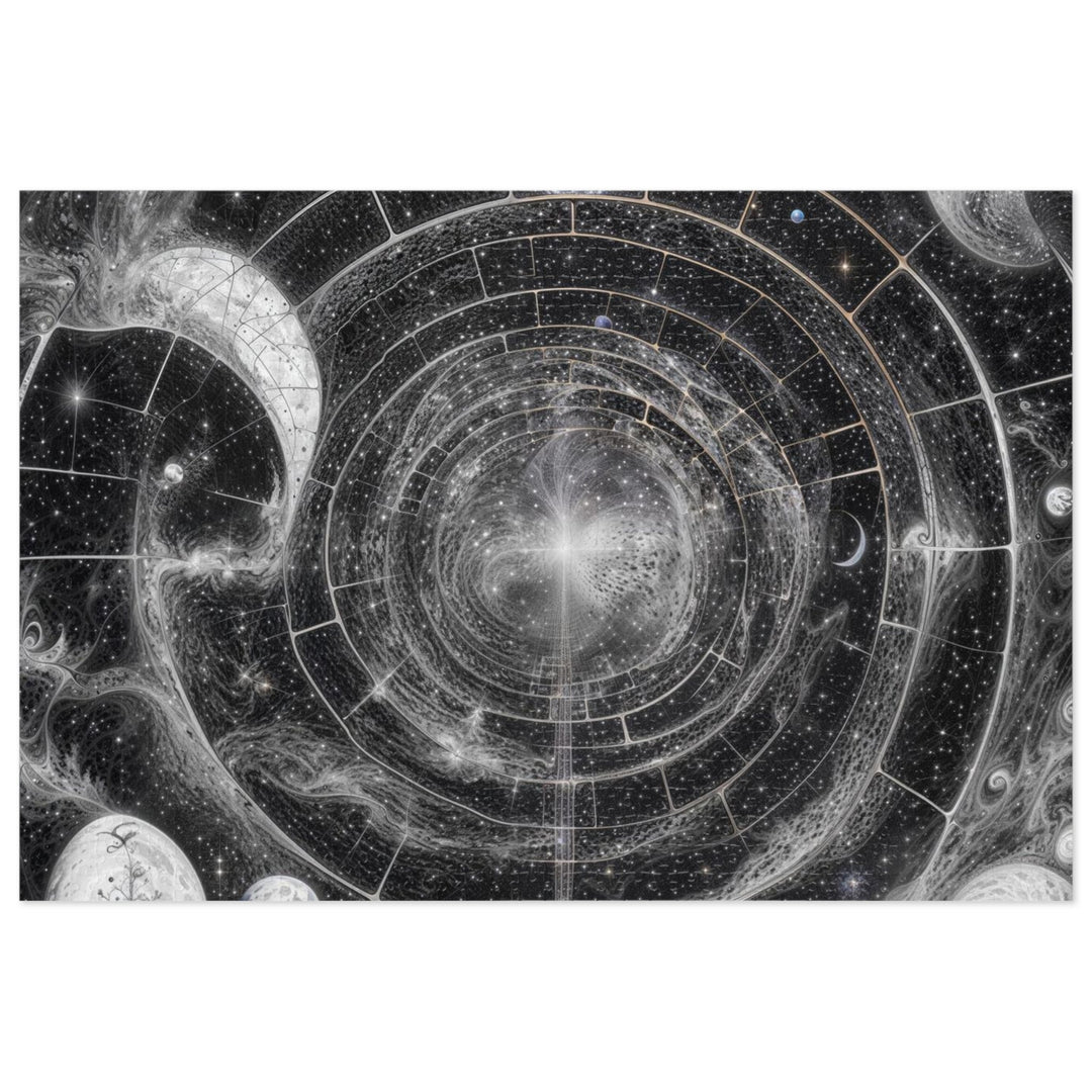 Cosmic Spiral Tapestry - Jigsaw Puzzle (100, 252, 500, 1000 pieces) - Puzzle - g(0D·IO) - 29.25" × 19.75" (1000 pcs) - -