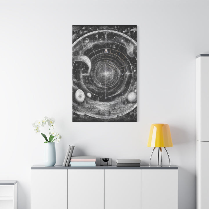 Cosmic Spiral Tapestry - Matte Canvas Print 1.25" - Canvas - g(0D·IO) - 36" x 36" - 1.25" -