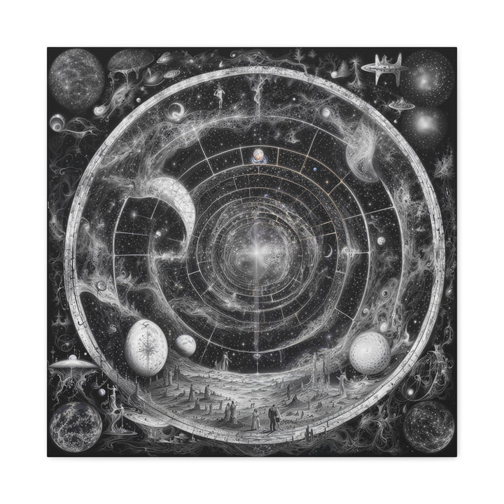 Cosmic Spiral Tapestry - Matte Canvas Print 1.25" - Canvas - g(0D·IO) - 24″ x 24″ - 1.25" -