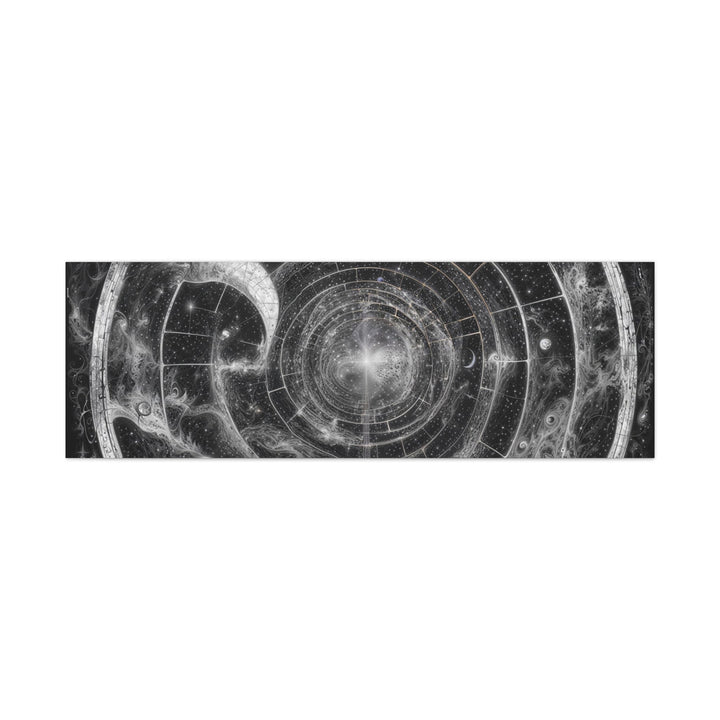 Cosmic Spiral Tapestry - Matte Canvas Print 1.25" - Canvas - g(0D·IO) - 60" x 20" (Horizontal) - 1.25" -