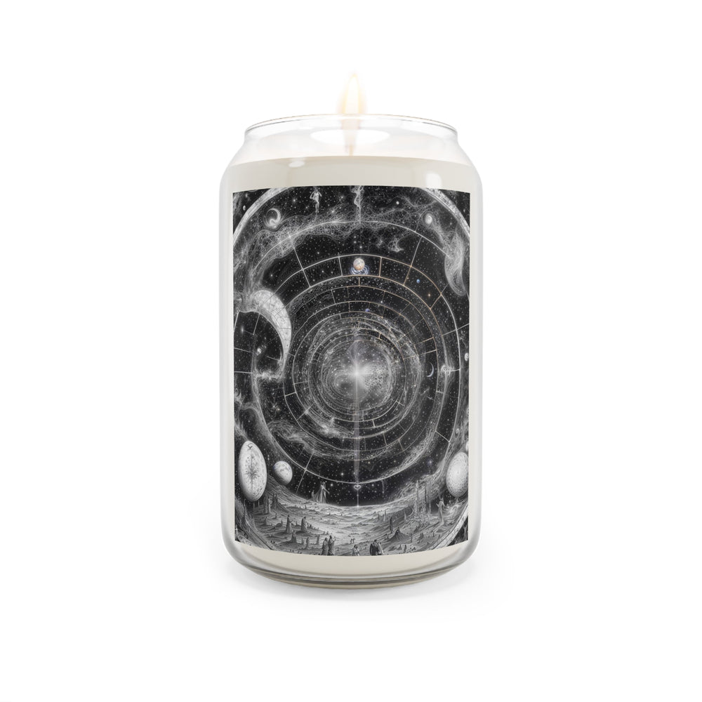Cosmic Spiral Tapestry - Scented Candle - Home Decor - g(0D·IO) - Sea Breeze - 13.75oz -