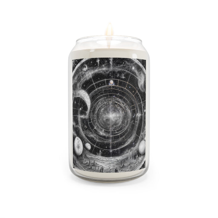 Cosmic Spiral Tapestry - Scented Candle - Home Decor - g(0D·IO) - Sea Breeze - 13.75oz -