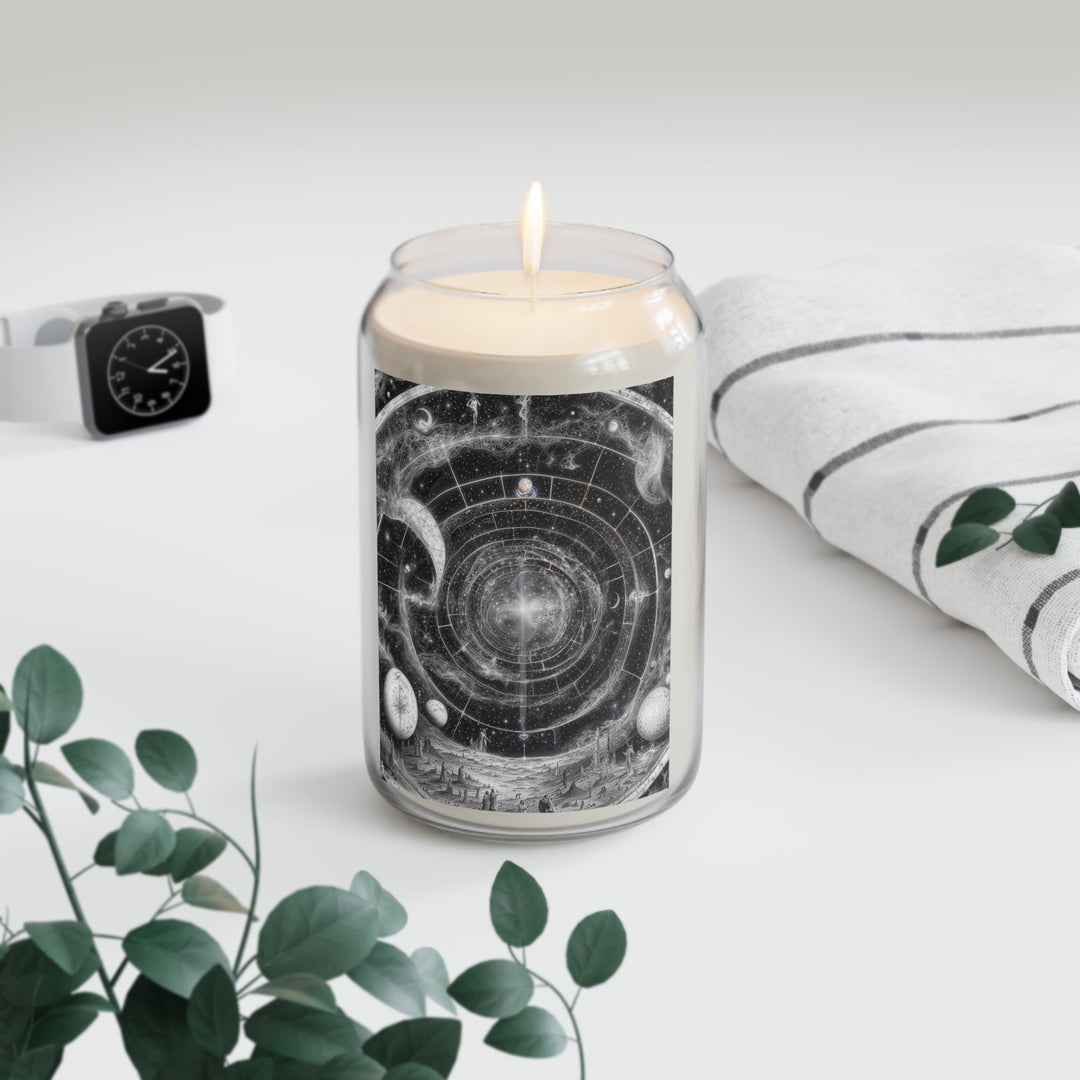 Cosmic Spiral Tapestry - Scented Candle - Home Decor - g(0D·IO) - Vanilla Bean - 13.75oz -