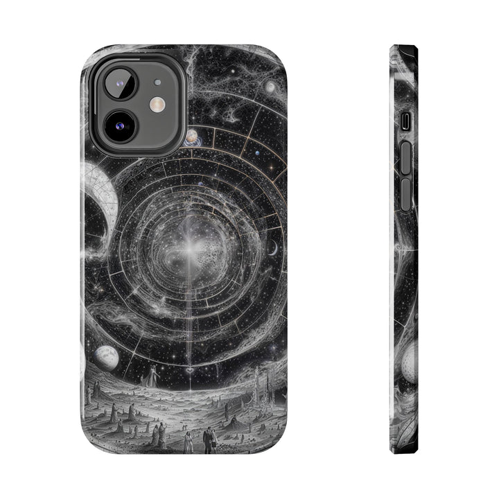 Cosmic Spiral Tapestry - Tough Phone Case - Phone Case - g(0D·IO) - iPhone 12 - -