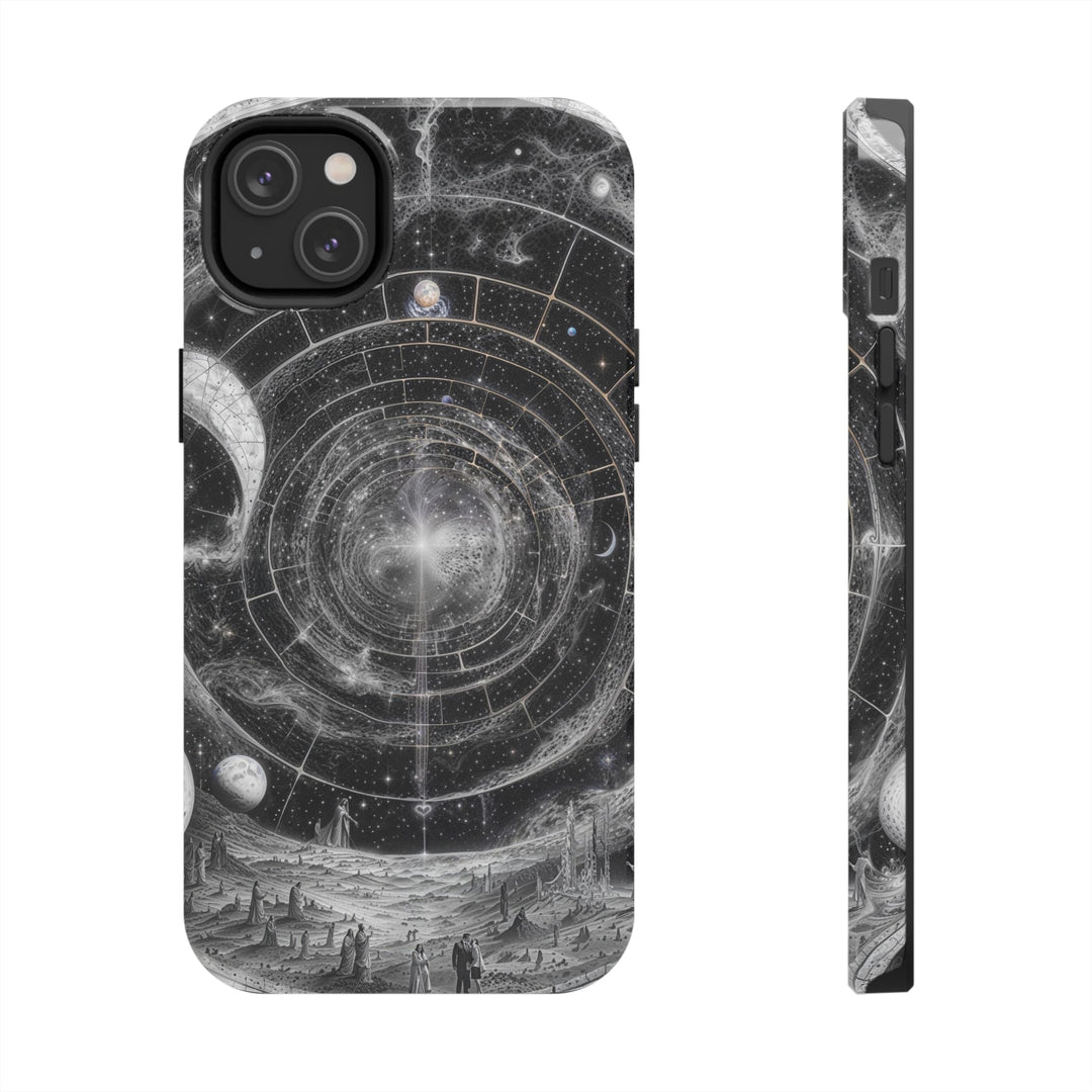 Cosmic Spiral Tapestry - Tough Phone Case - Phone Case - g(0D·IO) - iPhone 14 Plus - -