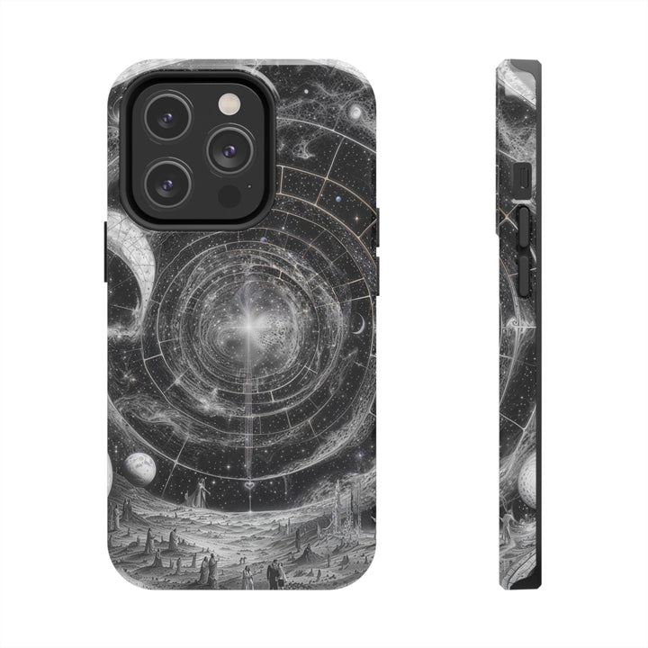 Cosmic Spiral Tapestry - Tough Phone Case - Phone Case - g(0D·IO) - iPhone 14 Pro - -