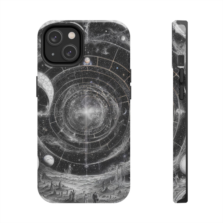 Cosmic Spiral Tapestry - Tough Phone Case - Phone Case - g(0D·IO) - iPhone 14 - -