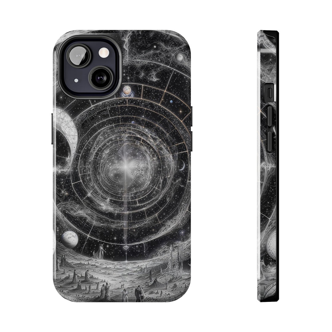 Cosmic Spiral Tapestry - Tough Phone Case - Phone Case - g(0D·IO) - iPhone 13 - -