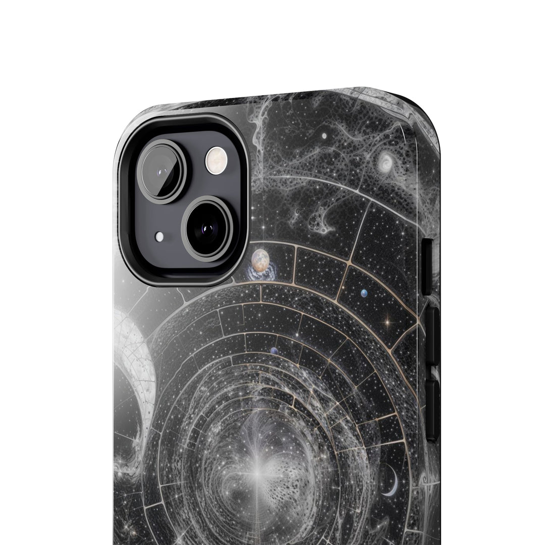 Cosmic Spiral Tapestry - Tough Phone Case - Phone Case - g(0D·IO) - iPhone 13 Mini - -