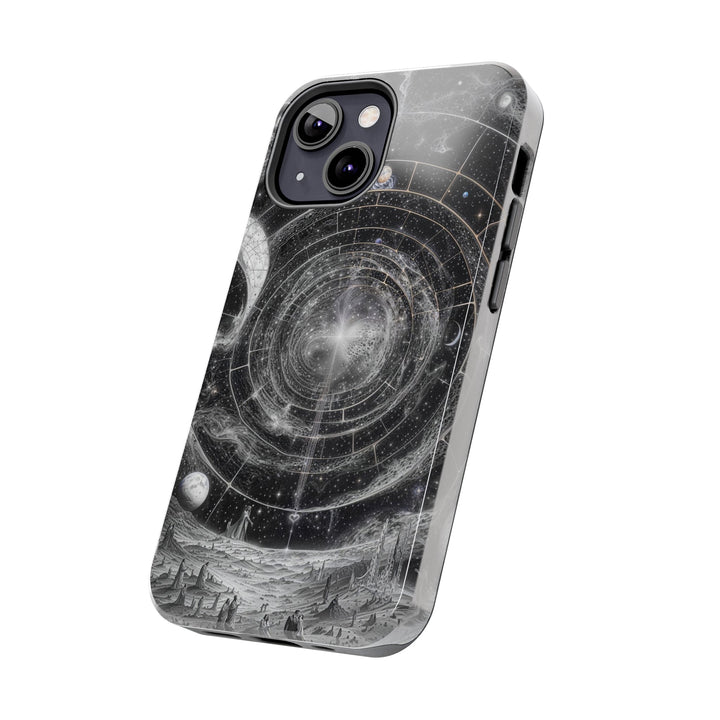 Cosmic Spiral Tapestry - Tough Phone Case - Phone Case - g(0D·IO) - iPhone 13 Mini - -