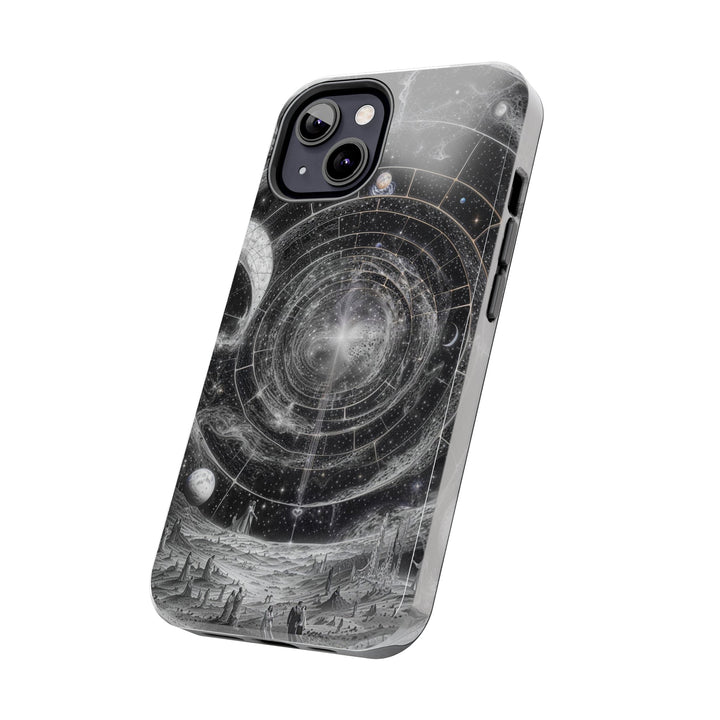 Cosmic Spiral Tapestry - Tough Phone Case - Phone Case - g(0D·IO) - iPhone 13 Mini - -