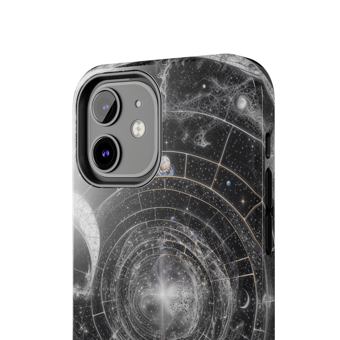 Cosmic Spiral Tapestry - Tough Phone Case - Phone Case - g(0D·IO) - iPhone 13 Mini - -