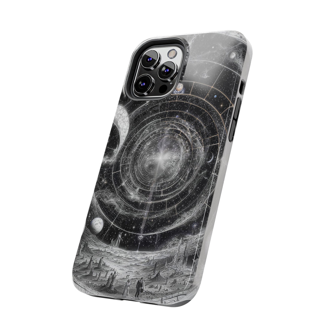 Cosmic Spiral Tapestry - Tough Phone Case - Phone Case - g(0D·IO) - iPhone 13 Mini - -