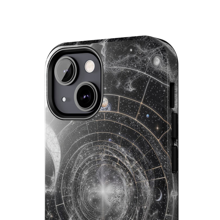 Cosmic Spiral Tapestry - Tough Phone Case - Phone Case - g(0D·IO) - iPhone 13 Mini - -