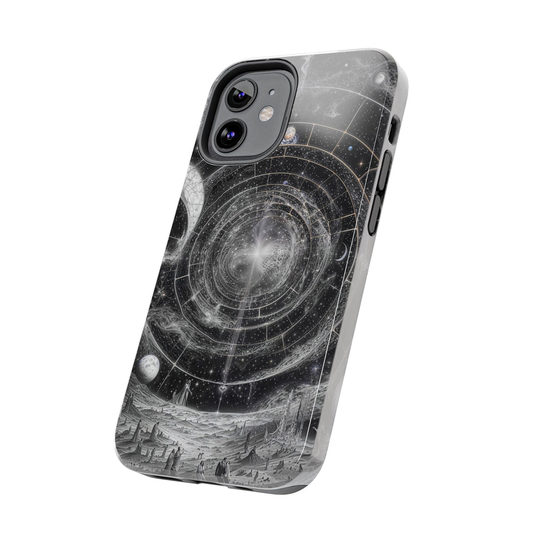 Cosmic Spiral Tapestry - Tough Phone Case - Phone Case - g(0D·IO) - iPhone 13 Mini - -