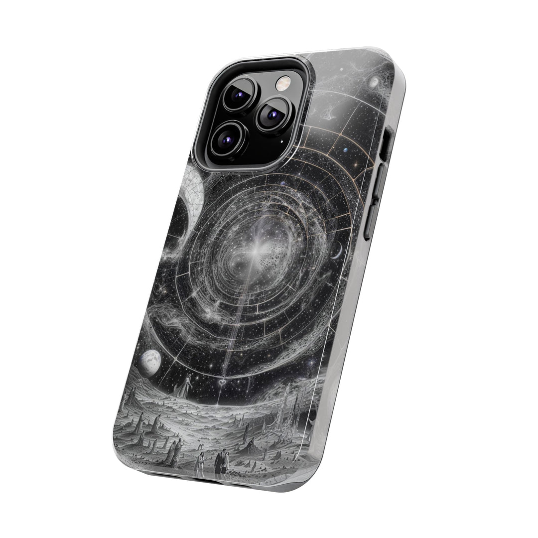 Cosmic Spiral Tapestry - Tough Phone Case - Phone Case - g(0D·IO) - iPhone 13 Mini - -