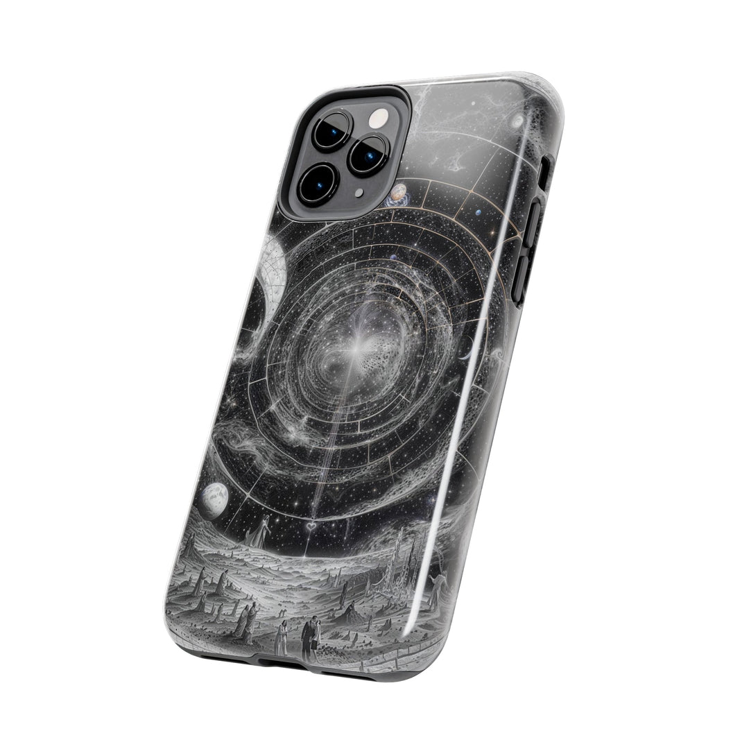 Cosmic Spiral Tapestry - Tough Phone Case - Phone Case - g(0D·IO) - iPhone 13 Mini - -