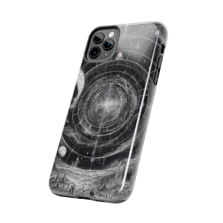 Cosmic Spiral Tapestry - Tough Phone Case - Phone Case - g(0D·IO) - iPhone 13 Mini - -