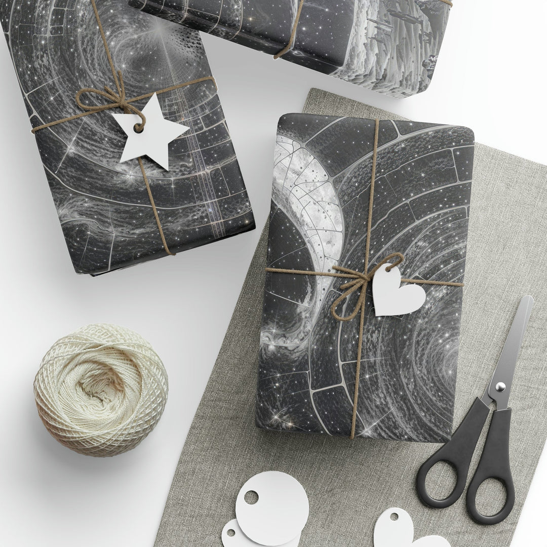 Cosmic Spiral Tapestry - Wrapping Paper - Home Decor - g(0D·IO) - 30" x 180" - Matte -