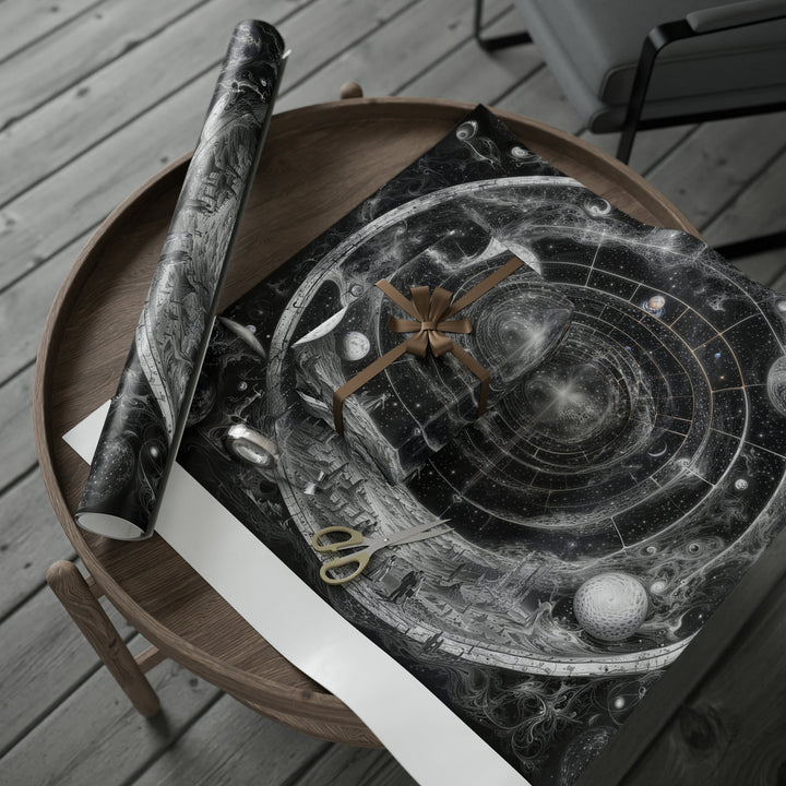 Cosmic Spiral Tapestry - Wrapping Paper - Home Decor - g(0D·IO) - 30" x 180" - Matte -