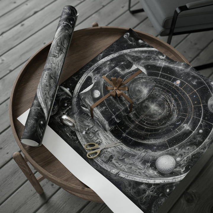 Cosmic Spiral Tapestry - Wrapping Paper - Home Decor - g(0D·IO) - 30" x 180" - Matte -