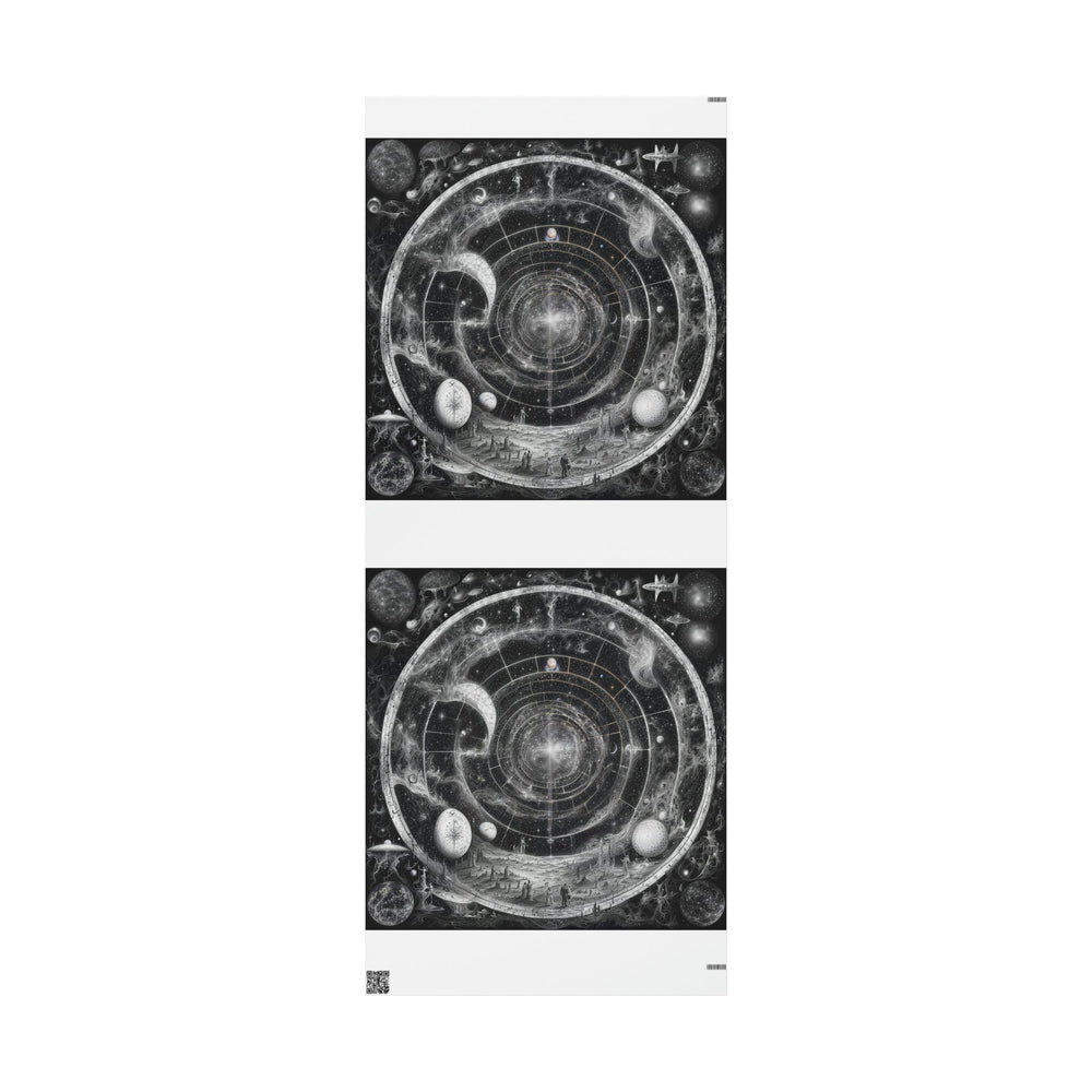 Cosmic Spiral Tapestry - Wrapping Paper - Home Decor - g(0D·IO) - 30'' x 72'' - Matte -