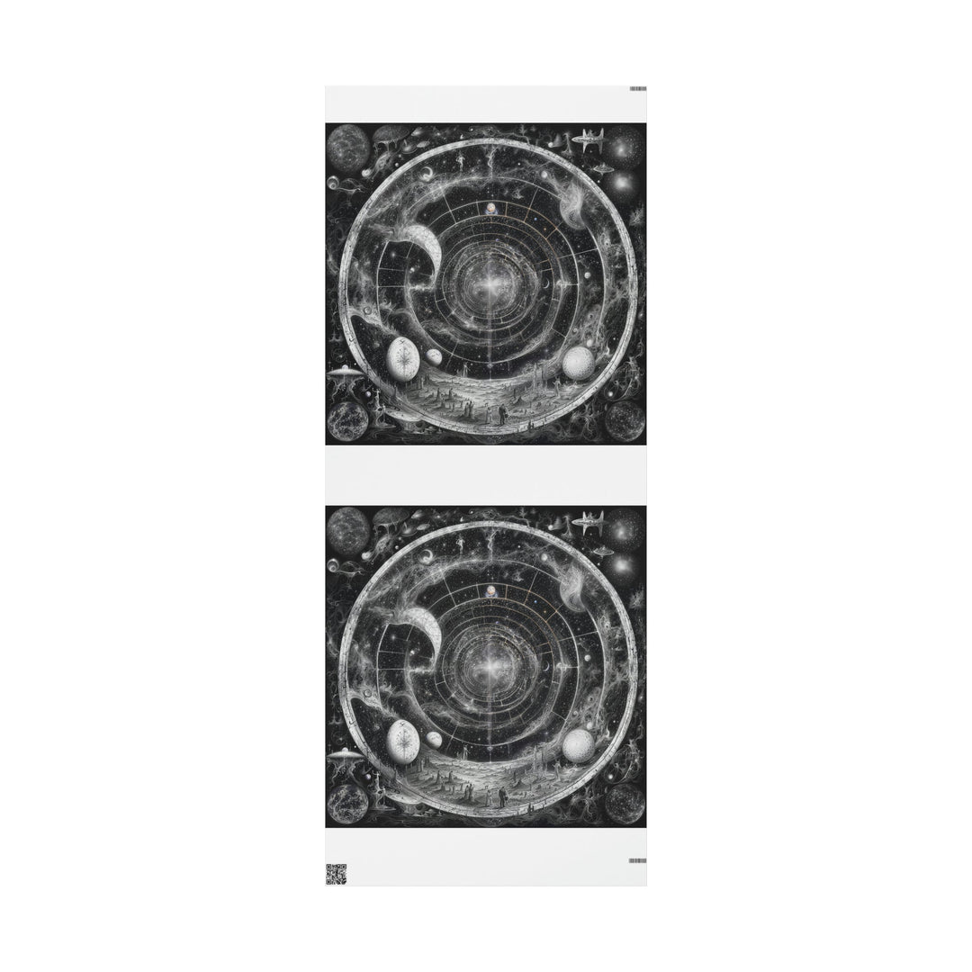 Cosmic Spiral Tapestry - Wrapping Paper - Home Decor - g(0D·IO) - 30'' x 72'' - Matte -
