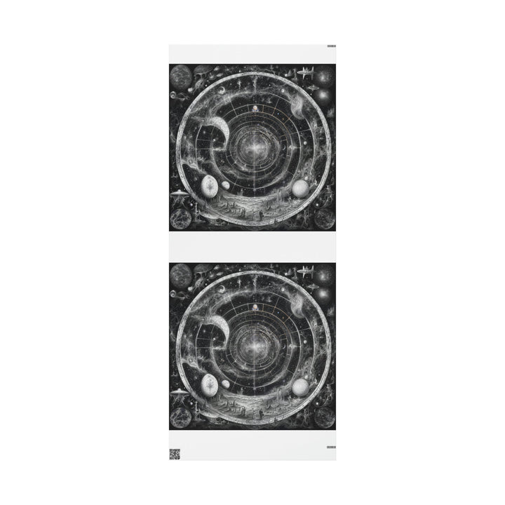 Cosmic Spiral Tapestry - Wrapping Paper - Home Decor - g(0D·IO) - 30'' x 72'' - Matte -
