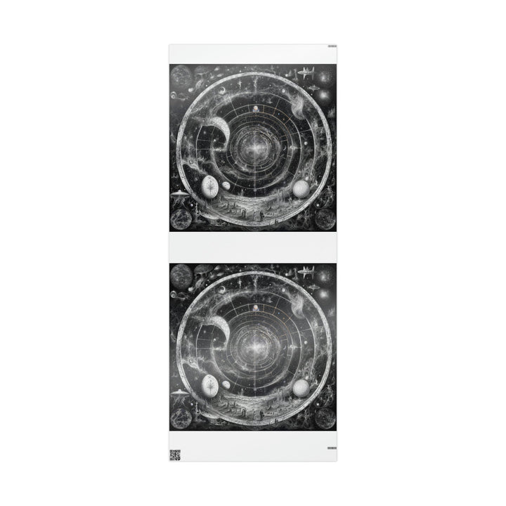 Cosmic Spiral Tapestry - Wrapping Paper - Home Decor - g(0D·IO) - 30'' x 72'' - Glossy -
