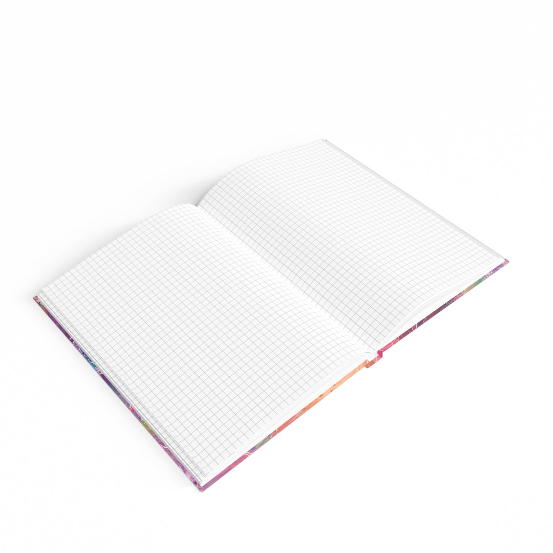 Cosmic Spiritual Awakening - Hard Backed Journal - Paper products - g(0D·IO) - Graph - A5 - White