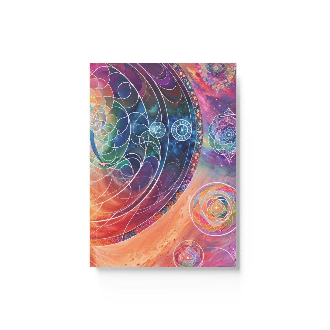 Cosmic Spiritual Awakening - Hard Backed Journal - Paper products - g(0D·IO) - Graph - A5 - White