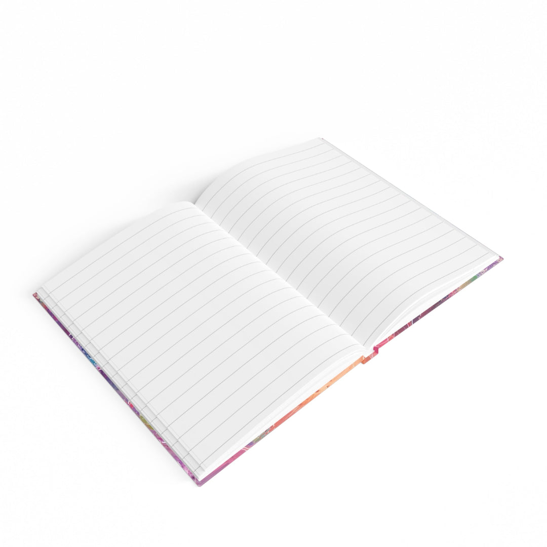 Cosmic Spiritual Awakening - Hard Backed Journal - Paper products - g(0D·IO) - Graph - A5 - White