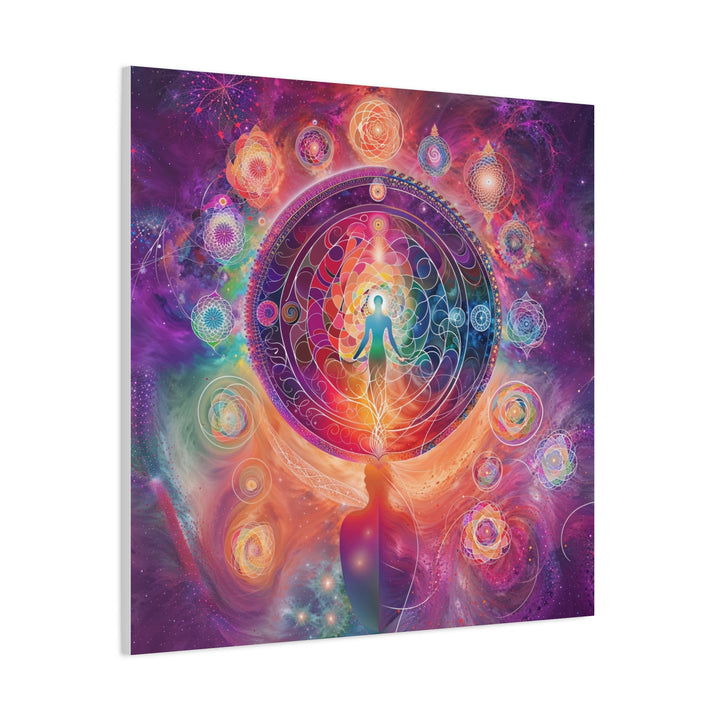 Cosmic Spiritual Awakening - Matte Canvas Print 1.25" - Canvas - g(0D·IO) - 36" x 36" - 1.25" -