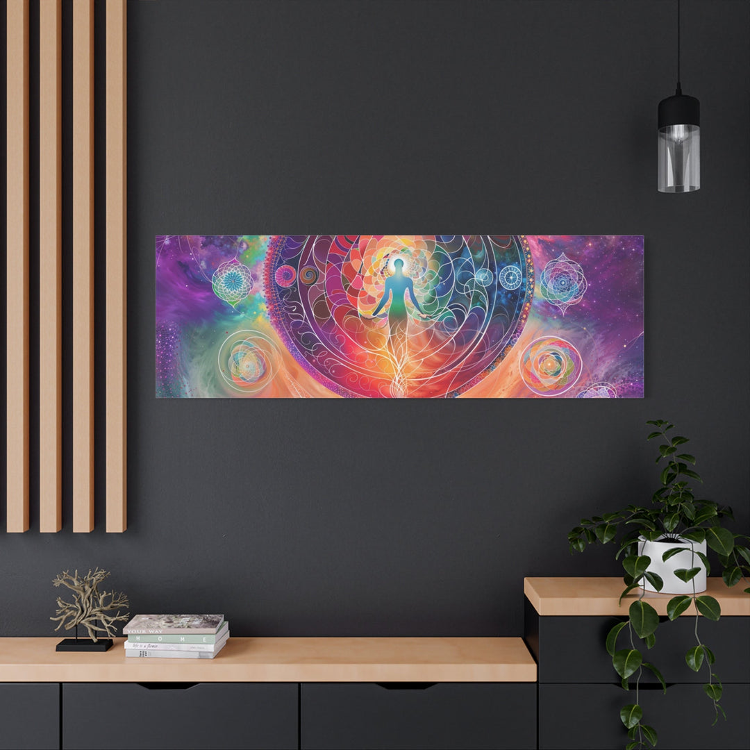 Cosmic Spiritual Awakening - Matte Canvas Print 1.25" - Canvas - g(0D·IO) - 36" x 36" - 1.25" -
