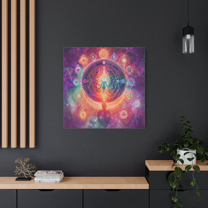 Cosmic Spiritual Awakening - Matte Canvas Print 1.25" - Canvas - g(0D·IO) - 36" x 36" - 1.25" -