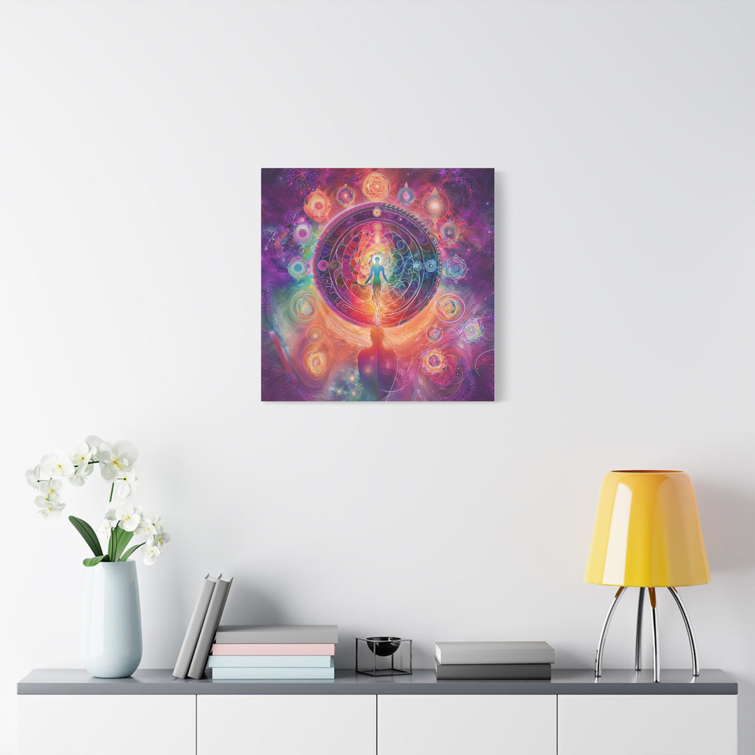 Cosmic Spiritual Awakening - Matte Canvas Print 1.25" - Canvas - g(0D·IO) - 36" x 36" - 1.25" -