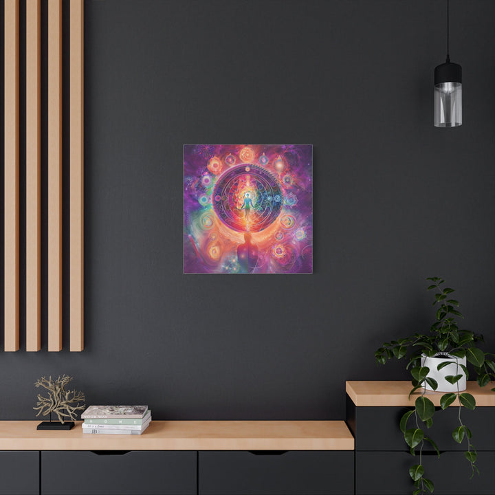 Cosmic Spiritual Awakening - Matte Canvas Print 1.25" - Canvas - g(0D·IO) - 36" x 36" - 1.25" -