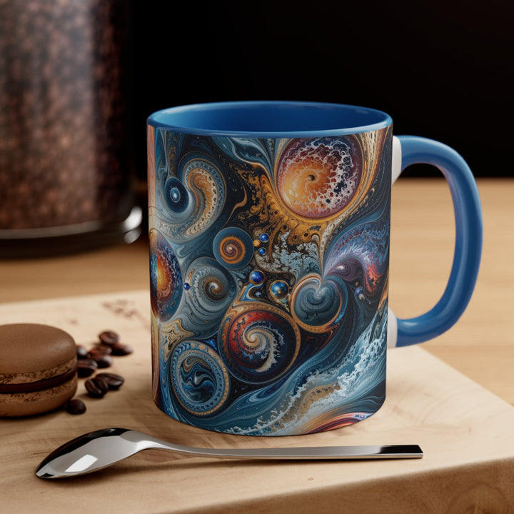 Cosmic Swirl Harmony - Accent Coffee Mug - Mug - g(0D·IO) - Pink - 11oz -