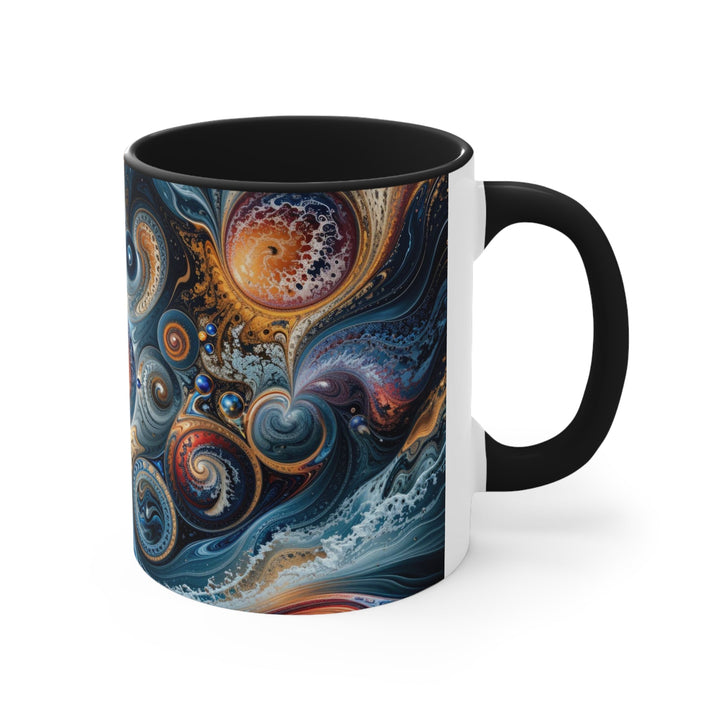 Cosmic Swirl Harmony - Accent Coffee Mug - Mug - g(0D·IO) - Pink - 11oz -