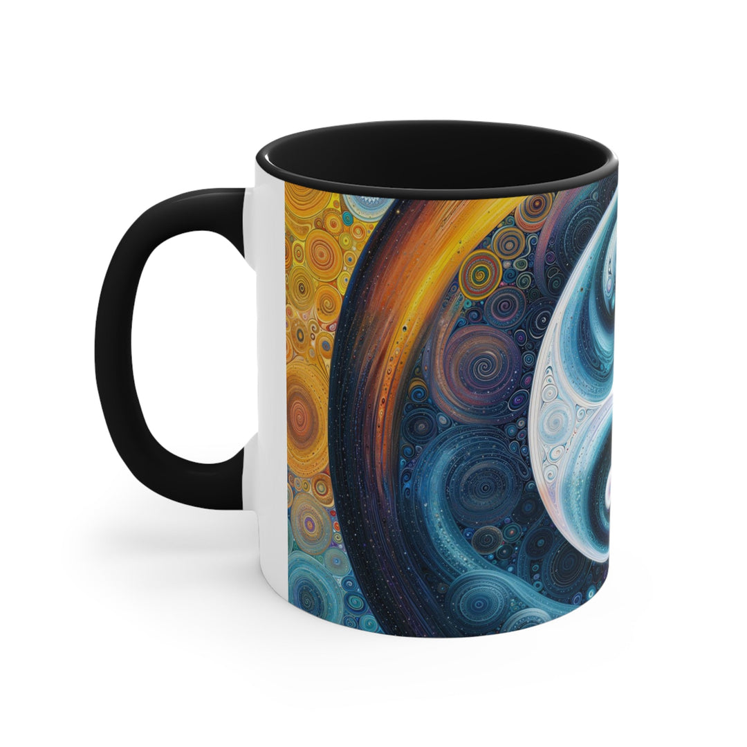 Cosmic Swirl Harmony - Accent Coffee Mug - Mug - g(0D·IO) - Pink - 11oz -