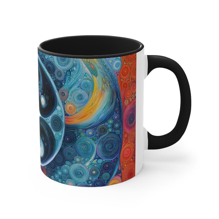 Cosmic Swirl Harmony - Accent Coffee Mug - Mug - g(0D·IO) - Pink - 11oz -